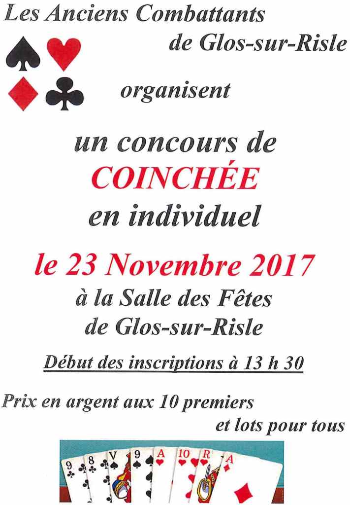 Concours Coinchée Nov 2017